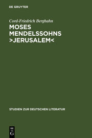 Moses Mendelssohns 'Jerusalem'