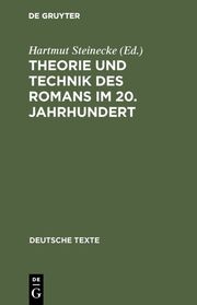 Theorie und Technik des Romans im 20.Jahrhundert - Cover