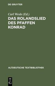 Das Rolandslied des Pfaffen Konrad