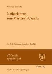 'Notker latinus' zum Martianus Capella
