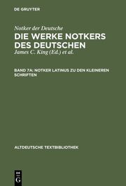 'Notker latinus' zu den kleineren Schriften - Cover