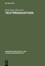 Textproduktion - Cover