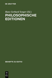 Philosophische Editionen - Cover