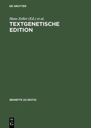 Textgenetische Edition - Cover