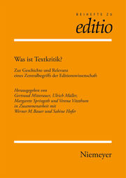 Was ist Textkritik? - Cover