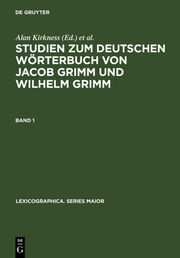 Studien zum Deutschen Wörterbuch von Jacob Grimm und Wilhelm Grimm - Cover
