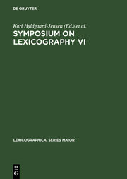 Symposium on Lexicography VI