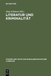 Literatur und Kriminalität - Cover