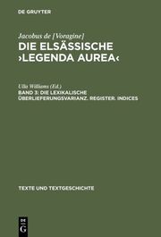 Die lexikalische Überlieferungsvarianz.Register.Indices - Cover
