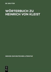 Wörterbuch zu Heinrich von Kleist - Cover