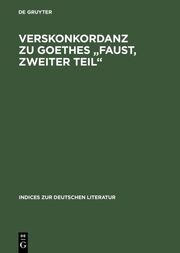 Verskonkordanz zu Goethes 'Faust, Zweiter Teil' - Cover