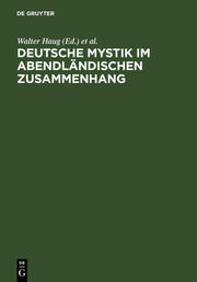 Deutsche Mystik im abendländischen Zusammenhang - Cover
