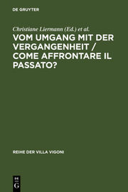 Vom Umgang mit der Vergangenheit - Ein deutsch-italienischer Dialog - Cover