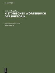 Historisches Wörterbuch der Rhetorik Hu-K - Cover