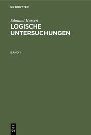 Logische Untersuchungen - Cover