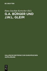 G.A.Bürger und J.W.L.Gleim - Cover