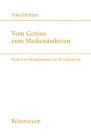 Vom Genius zum Medienästheten - Cover