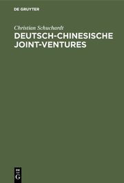Deutsch-chinesische Joint-ventures - Cover