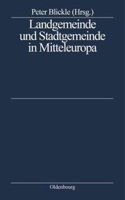 Landgemeinde und Stadtgemeinde in Mitteleuropa - Cover
