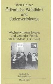 Öffentliche Wohlfahrt und Judenverfolgung - Cover