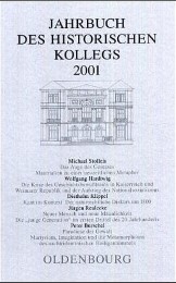 Jahrbuch des Historischen Kollegs 2001