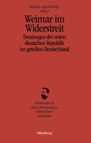 Weimar im Widerstreit - Cover