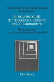 Strukturmerkmale der deutschen Geschichte des 20.Jahrhunderts