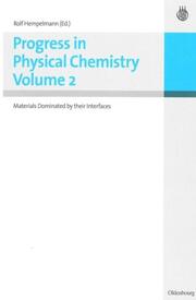 Progress in Physical Chemistry Vol.2