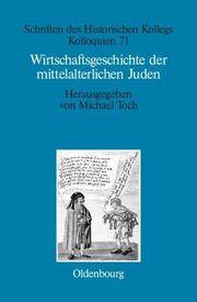 Wirtschaftsgeschichte der mittelalterlichen Juden - Cover