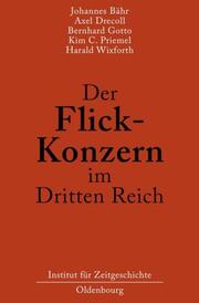 Der Flick-Konzern im Dritten Reich - Cover