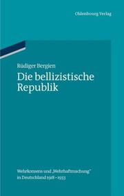 Die bellizistische Republik - Cover
