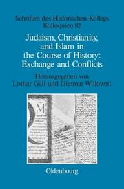 Judaism, Christianity, and Islam in the Course of History: Exchange and Conflicts - Cover