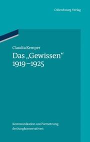 Das 'Gewissen' 1919-1925 - Cover