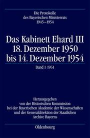 Das Kabinett Ehard III Bd 1: 1950-1951