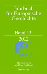 Jahrbuch für Europäische Geschichte 13/2012