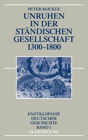 Unruhen in der ständischen Gesellschaft 1300-1800 - Cover