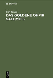 Das Goldene Ohpir Salomo's