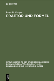 Praetor und Formel