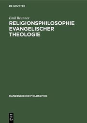 Religionsphilosophie evangelischer Theologie - Cover