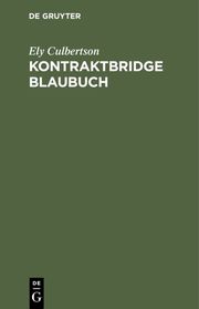 Kontraktbridge Blaubuch - Cover