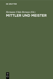 Mittler und Meister - Cover