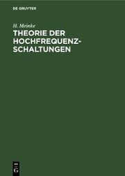 Theorie der Hochfrequenz-Schaltungen - Cover