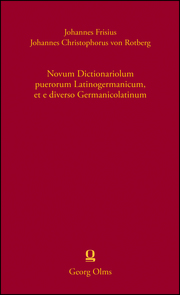 Novum Dictionariolum puerorum Latinogermanicum, et e diverso Germanicolatinum - Cover