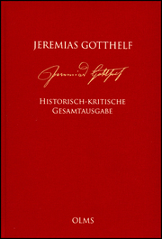 Jeremias Gotthelf: Historisch-kritische Gesamtausgabe (HKG) - Cover