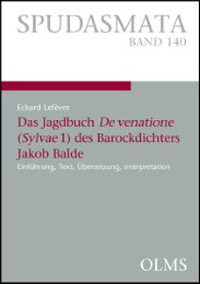 Das Jagdbuch 'De venatione' (Sylvae 1) des Barockdichters Jakob Balde - Cover