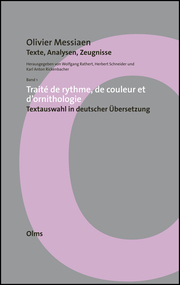 Traité de rythme, de couleur et d'ornithologie - Textauswahl in deutscher Übersetzung - Cover