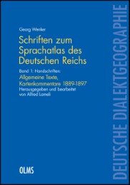 Schriften zum 'Sprachatlas des Deutschen Reichs'