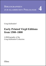 Early Printed Virgil Editions from 1500-1800