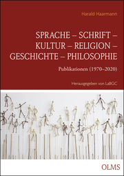 Sprache - Schrift - Kultur - Religion - Geschichte - Philosophie - Cover