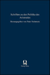 Schriften zu den Politika des Aristoteles - Cover